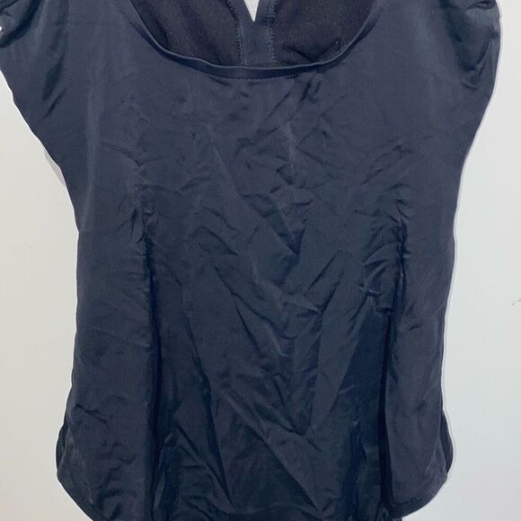 Jantzen Classics Women's Black Crisscross Front Padded One-Piece Swimsuit Sz 10 - Picture 5 of 9